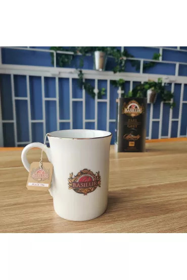 Basilur Kubek porcelany z logo 250 ml GRATIS