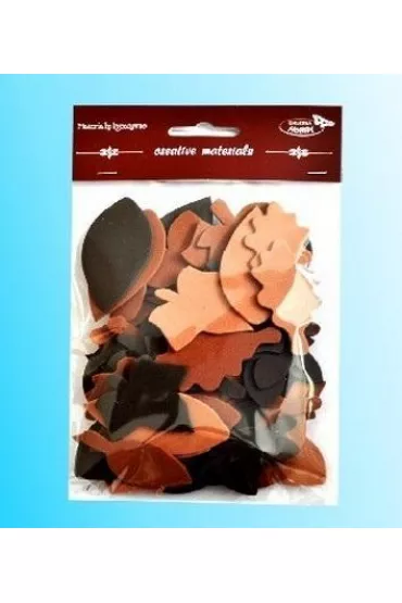 Galeria Hobby Listki tonacja br�zowa 60 szt.