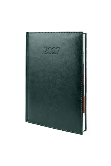Kalendarz 2027 B5 Agenda Dzienny Zielony