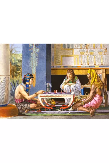 Puzzle 1000 el. Egipcjanie graj� w szachy C-102778-2 Castorland
