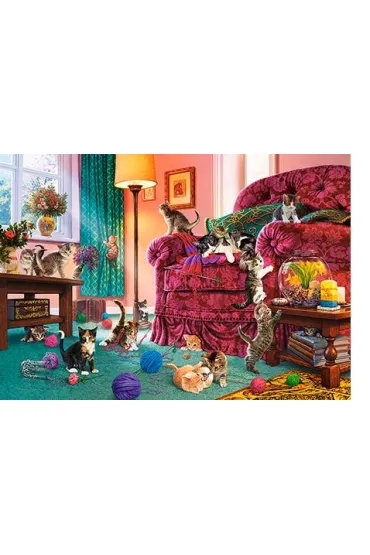 Puzzle 500 el. Niegrzeczne koci�ta Castorland