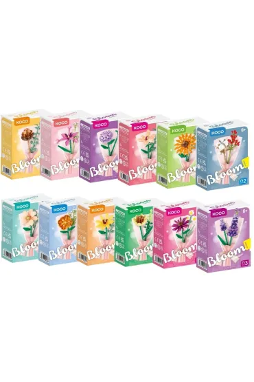 Klocki bukiet kwiat�w mix