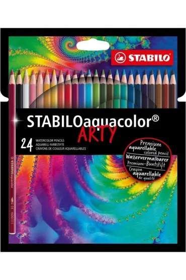 Stabilo Kredki drewniane Aquacolor Arty 24 kolory
