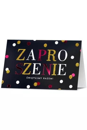 Pan Dragon Zaproszenie Uniwersalne 5 szt.