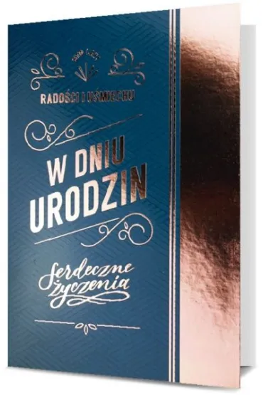 Pan Dragon Karnet star Urodziny m�skie, miedziane K.STAR-103