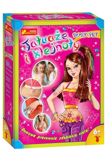 Zestaw kreatywny Body-Art Tatua�e i klejnoty Ranok-Creative