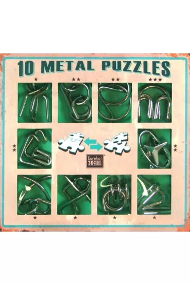 �amig��wki metalowe 10 el. Zestaw zielony G3