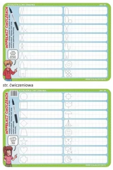 Visual System Podk�adka edukacyjna Szlaczki