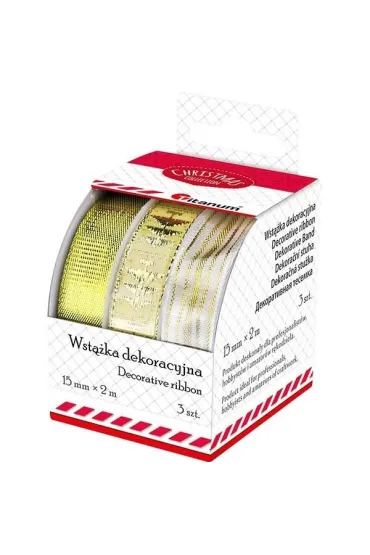 Titanum Wst��ki tekstylne 15mm, 3 x 2m