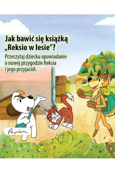 Reksio w lesie. Ksi��ka z okienkami - Maria Szarf