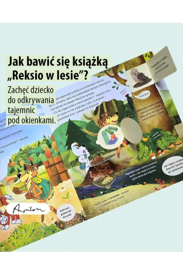 Reksio w lesie. Ksi��ka z okienkami - Maria Szarf