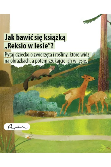 Reksio w lesie. Ksi��ka z okienkami - Maria Szarf