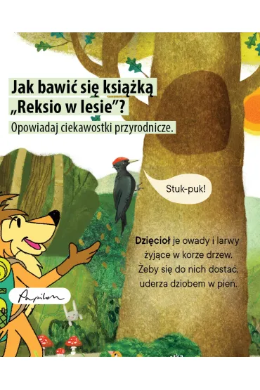 Reksio w lesie. Ksi��ka z okienkami - Maria Szarf