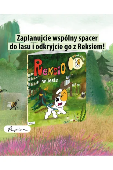 Reksio w lesie. Ksi��ka z okienkami - Maria Szarf