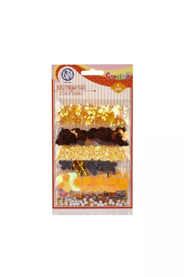 Astra Cekiny zestaw do dekoracji - bursztynowa pla�a