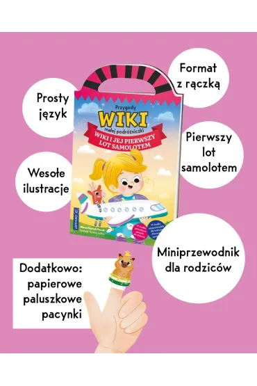 Przygody Wiki, ma�ej podr�niczki. Wiki i jej pierwszy lot samolotem - Milena  Deptuch-Peszek