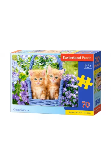 Puzzle 70 el. Ginger Kittens Castorland