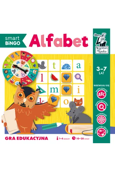 Kapitan Nauka. Alfabet. Smart Bingo Edgard - Izabela  Go�aszewska
