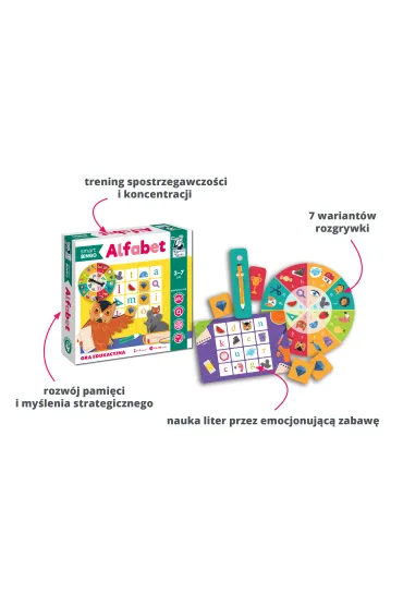 Kapitan Nauka. Alfabet. Smart Bingo Edgard - Izabela  Go�aszewska