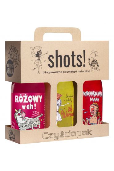 LaQ Zestaw damski pod prysznic Czyciopak Damski 3 x 500 ml