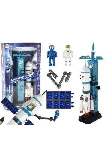 Rakieta z wyrzutni� 15el LeanToys