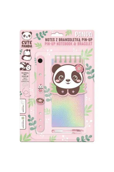 Derform Notes z bransoletk� Pin-up - Panda