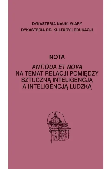 Nota Antiqua et vova na temat relacji pomi�dzy.. - Dykasteria Nauki I Wiary