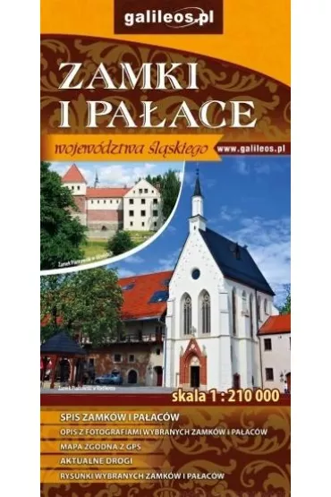Zamki i pa�ace wojew�dztwa �l�skiego 1:210 000