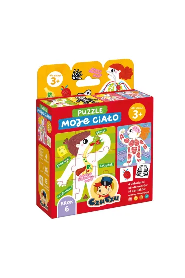 CzuCzu Puzzle Moje cia�o dla dzieci 3 Bright Junior Media