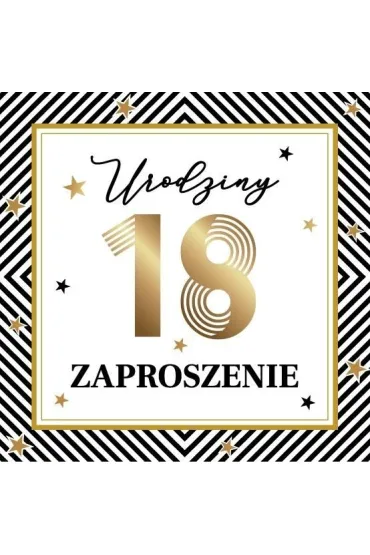 Armin Style Zaprosz�nie Urodziny 10 szt.