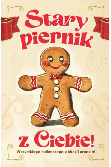 Yeku Karnet Urodziny Stary Piernik