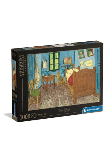 Puzzle 1000 el. Museum Van Gogh: Bedroom in Arles Clementoni