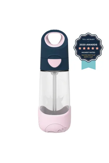 b.box Butelka tritanowa ze s�omk� Indigo Rose 450 ml