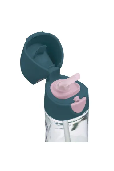 b.box Butelka tritanowa ze s�omk� Indigo Rose 450 ml