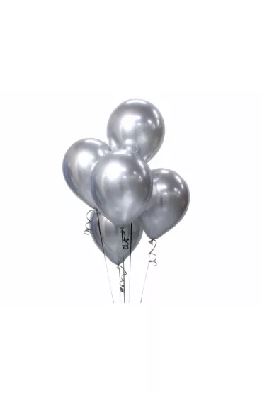 Godan Balony chromowane Srebrne, B&C 30 cm