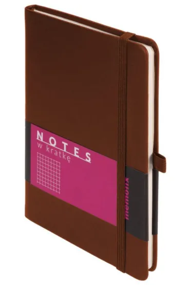 Antra Notes memofix A5 kratka br�zowy