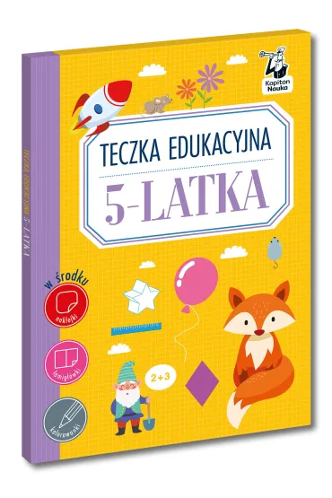 Teczka edukacyjna 5-latka. Kapitan Nauka - Katarzyna Szumska
