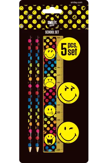 Eurocom Zestaw przybor�w szkolnych Smiley