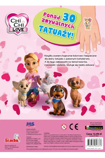 Chi Chi Love. Rysowanki z bajecznymi tatua�ami. Urocza Chi Chi i przyjaciele