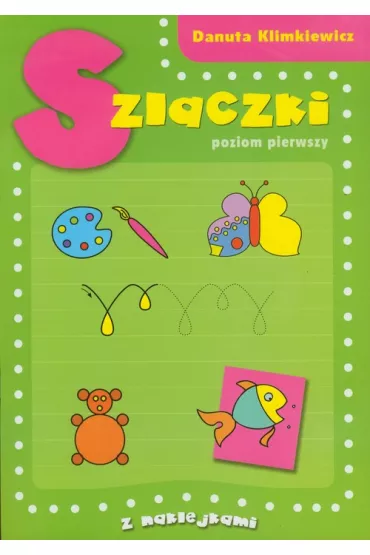 Ksi��eczka edu. A4 Szlaczki Poziom 1  Naklejki SKRZAT 377225 - Danuta Klimkiewicz