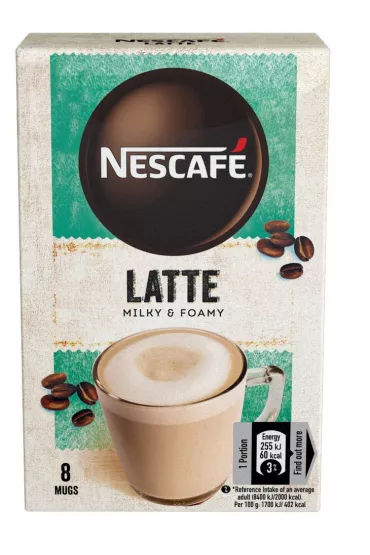 Nescafe Latte Rozpuszczalny nap�j kawowy 8 x 15 g