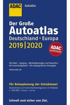 AutoAtlas ADAC. Deutschland, Europa 2019/2020