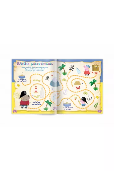 Ahoj, piraci! Zadanie przyklejanie. Peppa Pig