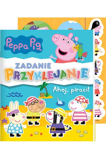 Ahoj, piraci! Zadanie przyklejanie. Peppa Pig