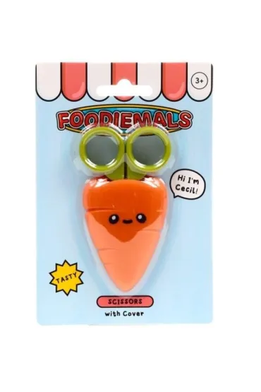 Puckator No�yczki dla dzieci Foodiemals Cecil the Carrot