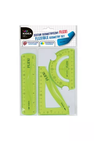 Derform Zestaw geometryczny Flexi Kidea 3 el.