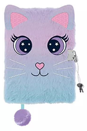 St. Majewski Pami�tnik z k��dk� 3D w�ochacz A5 96 kartek My little Friend Cat