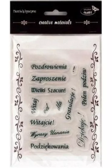 Galeria Hobby Stemple kreatywne napisy polskie 2