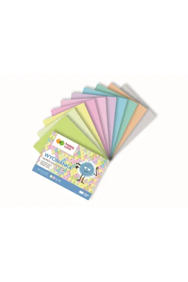 Happy Color Blok Wycinanka Pastel A5 100g 10 kartek
