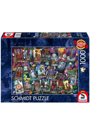 Puzzle PQ 1000 el. Karty Tarota Schmidt